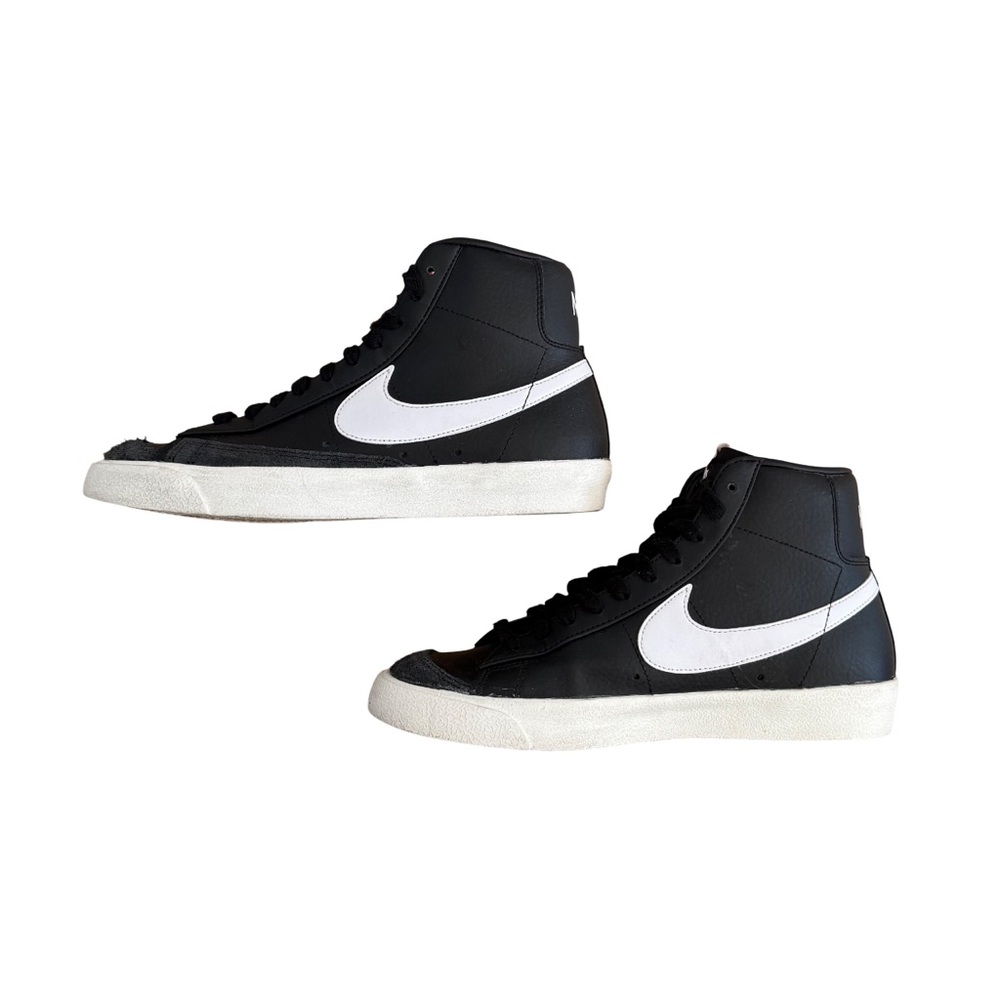 Nike High Top Blazer Mid '77 Vintage Sneakers Active Shoes Black White Hightop 8